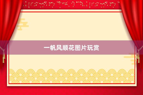 一帆风顺花图片玩赏